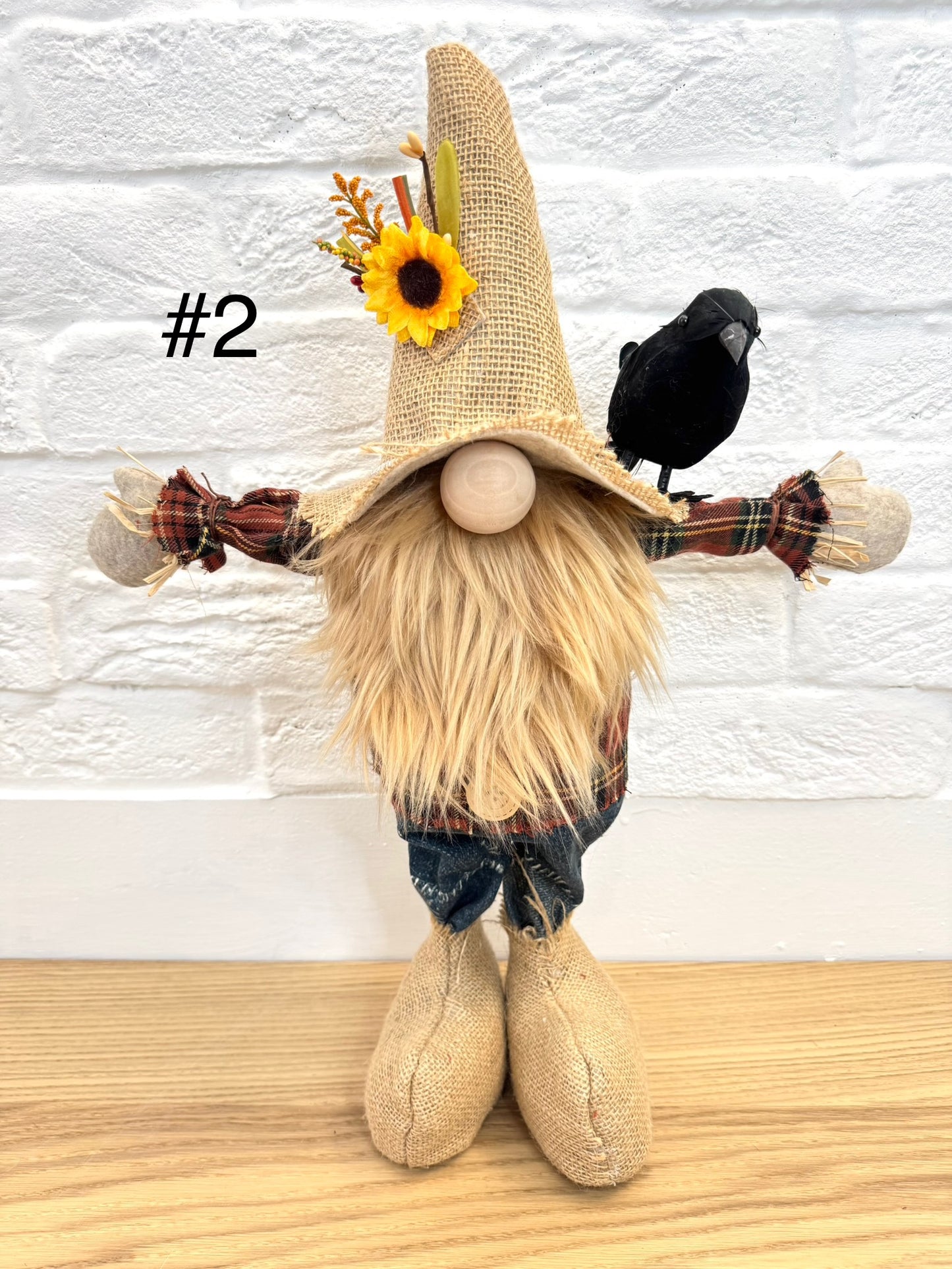 Small standing scarecrow